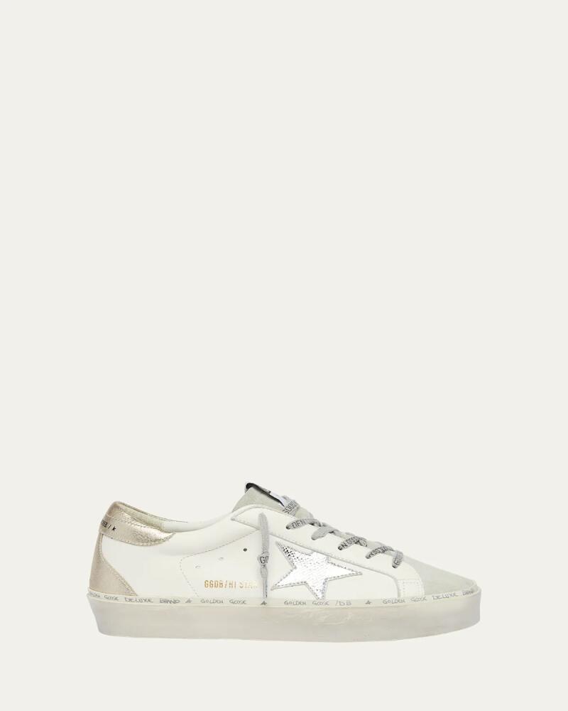 Golden Goose Hi Star Embossed Leather Low-Top Sneakers Cover