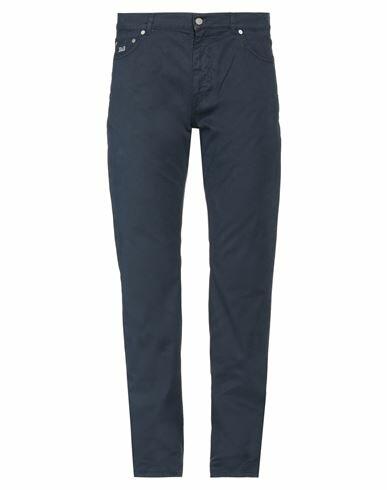 Harmont & Blaine Man Pants Midnight blue Cotton, Elastane Cover