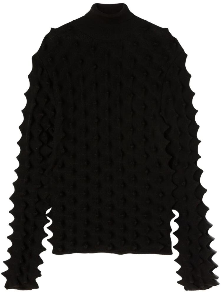 AMBUSH spiked turtleneck jumper - Black Cover