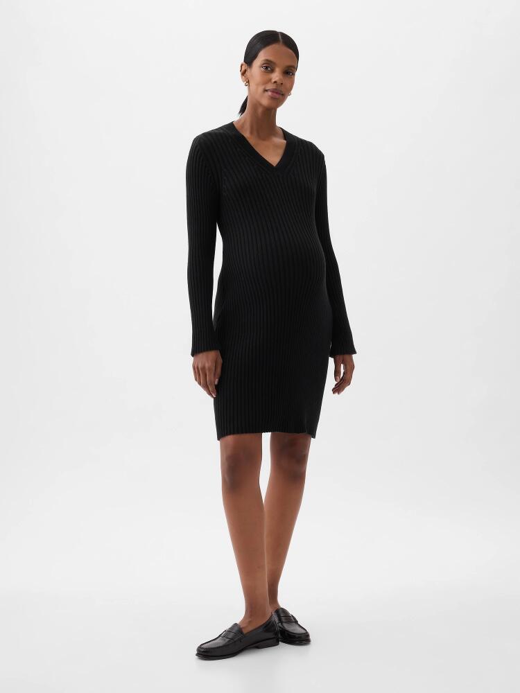 Gap Maternity Rib Mini Sweater Dress Cover