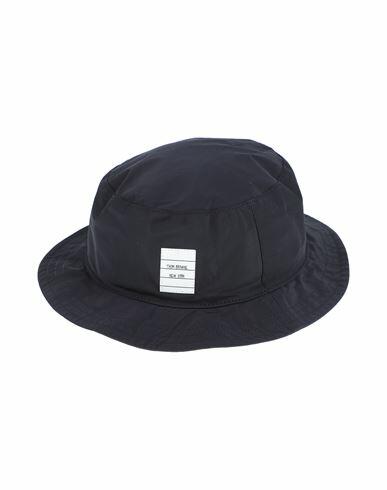 Thom Browne Man Hat Midnight blue Polyester Cover