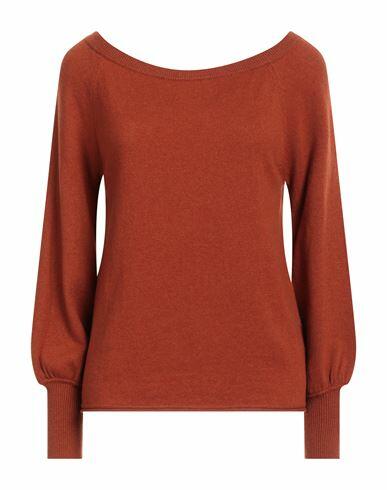 Semicouture Woman Sweater Rust Cashmere, Polyamide Cover