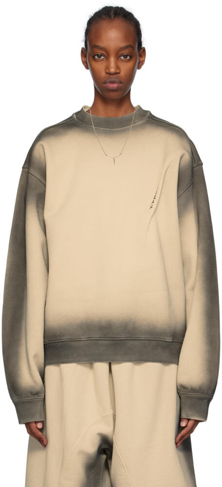 Y/Project Beige & Gray Pinched Sweatshirt Cover