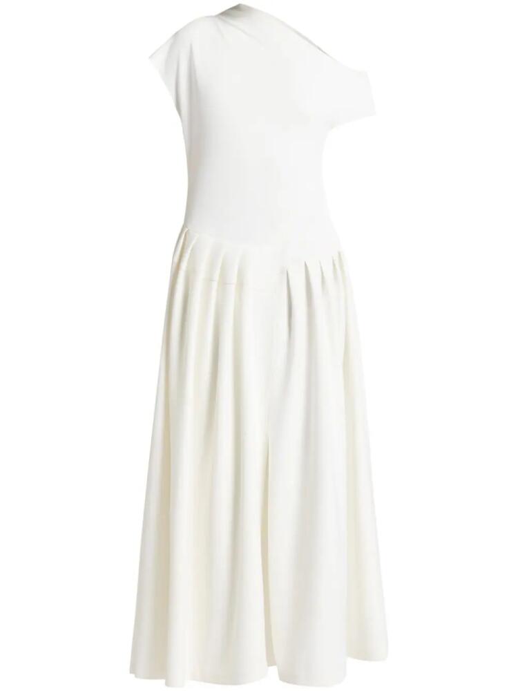 CHATS BY C.DAM Butler midi dress - White Cover