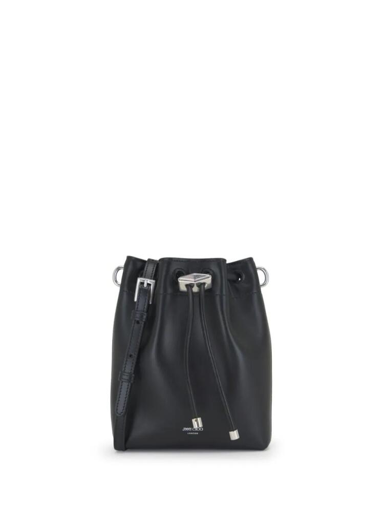 Jimmy Choo mini Cinch leather bucket bag - Black Cover