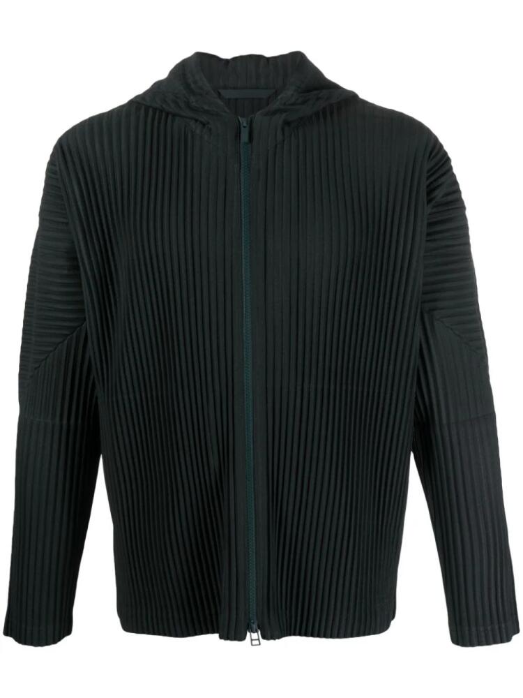 Homme Plissé Issey Miyake MC August pleated hoodie - Green Cover