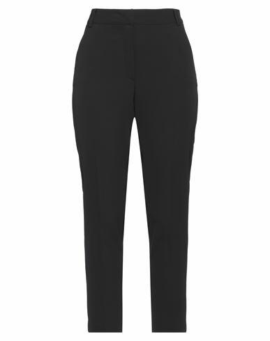 Soallure Woman Pants Black Polyester, Elastane Cover