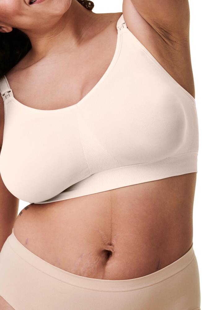 Bravado Designs Body Silk Seamless Recycled Nylon Blend Wireless Maternity/Nursing Bra in Antique White Cover