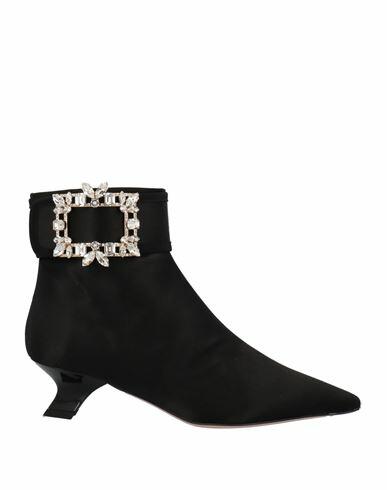 Roger Vivier Woman Ankle boots Black Textile fibers Cover