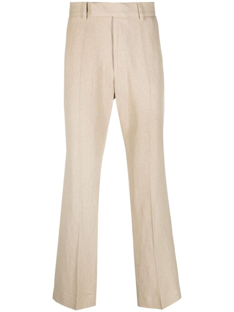 Jacquemus straight-leg linen trousers - Neutrals Cover