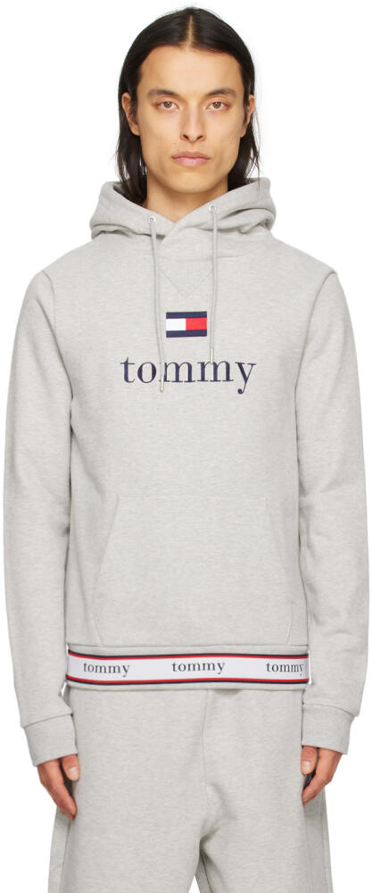 Tommy Jeans Gray Repeat Hoodie Cover