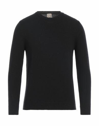 H953 Man Sweater Black Merino Wool Cover