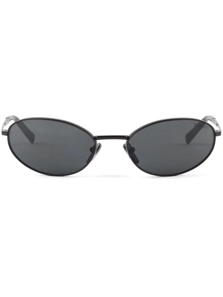 Prada Eyewear Prada PR A59S oval sunglasses - Black Cover