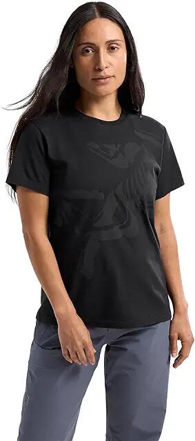 Arc'teryx Bird Cotton Short Sleeve T-Shirt (Black) Women's Clothing Cover