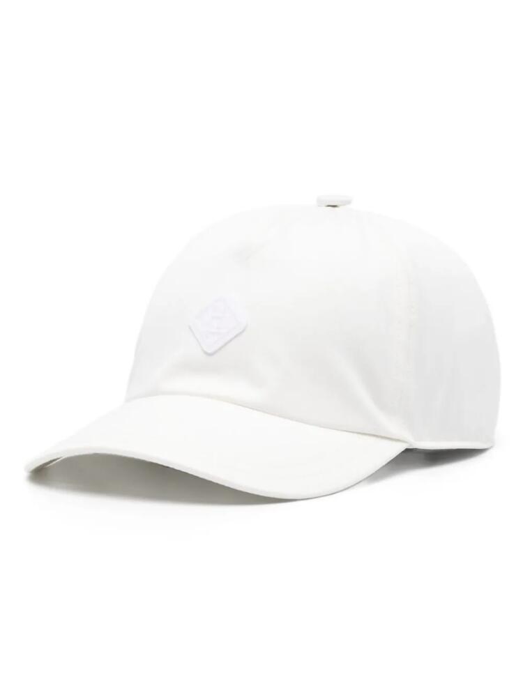 Herno logo-patch baseball cap - White Cover