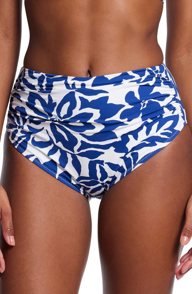 Hanky Panky Ruched High Waist Bikini Bottoms in Poolside Print Cover