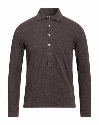 Circolo 1901 Man Polo shirt Brown Cotton, Elastane Cover