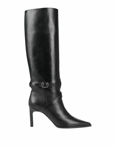 Celine Woman Boot Black Calfskin Cover