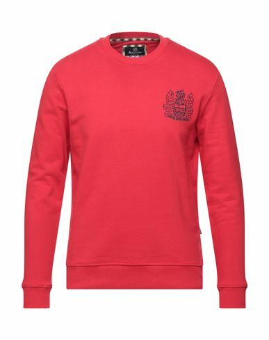 Aquascutum Man Sweatshirt Red Cotton Cover