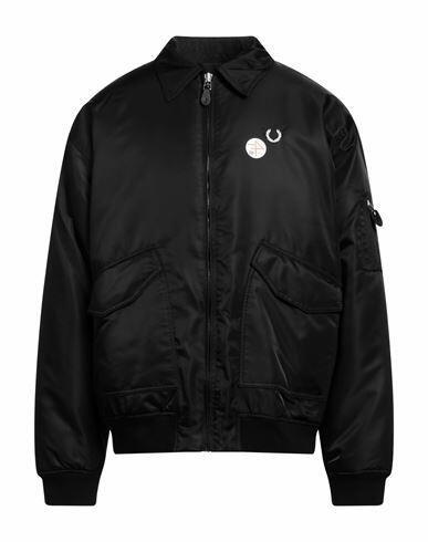 Raf Simons Man Jacket Black Recycled polyamide, Cotton, Elastane Cover