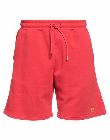 Bel-air Athletics Man Shorts & Bermuda Shorts Red Cotton Cover