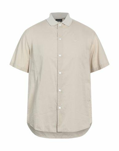 Emporio Armani Man Shirt Beige Cotton Cover