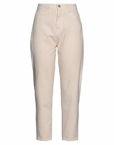 Massimo Rebecchi Woman Pants Beige Cotton Cover