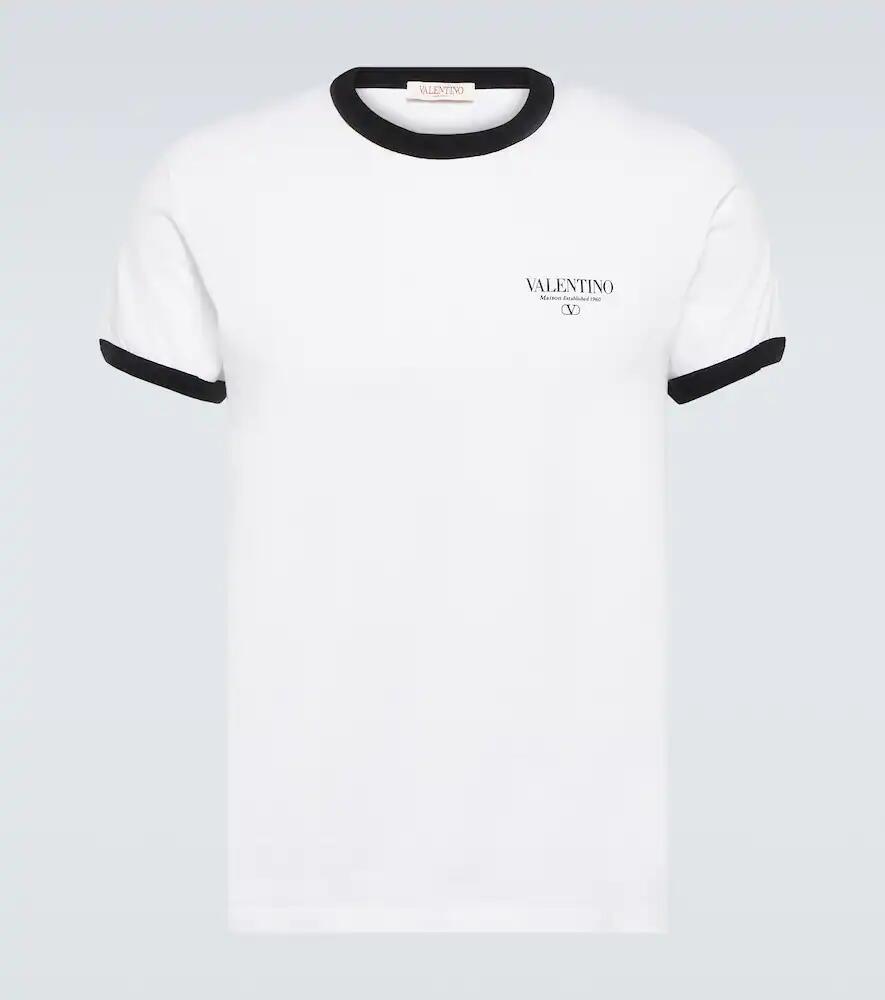 Valentino Logo cotton jersey T-shirt Cover