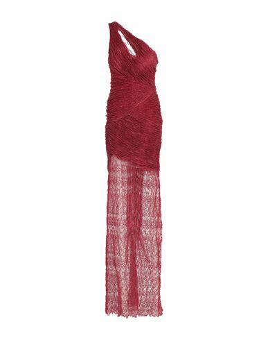 Ermanno Scervino Woman Maxi dress Red Silk, Polyamide Cover