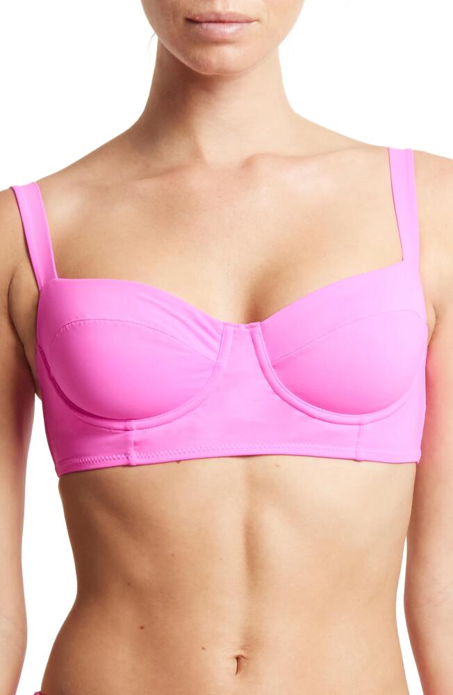 Hanky Panky Balconette Bikini Top in Unapologetic Pink Cover