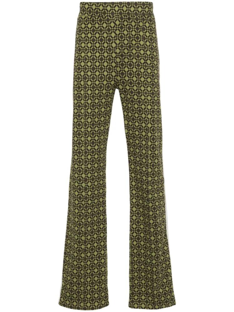 Wales Bonner Power straight-leg track pants - Green Cover