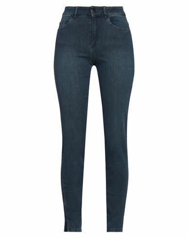 Diana Gallesi Woman Jeans Blue Cotton, Polyester, Elastane Cover