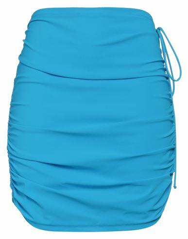 Dorothee Schumacher Woman Mini skirt Azure Polyamide, Elastane Cover