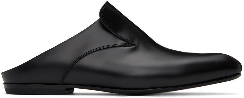 Dries Van Noten Black Paneled Loafers Cover