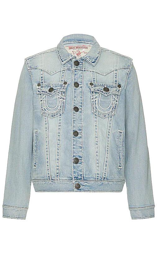 True Religion Jimmy Rope Stitch Jacket in Blue Cover