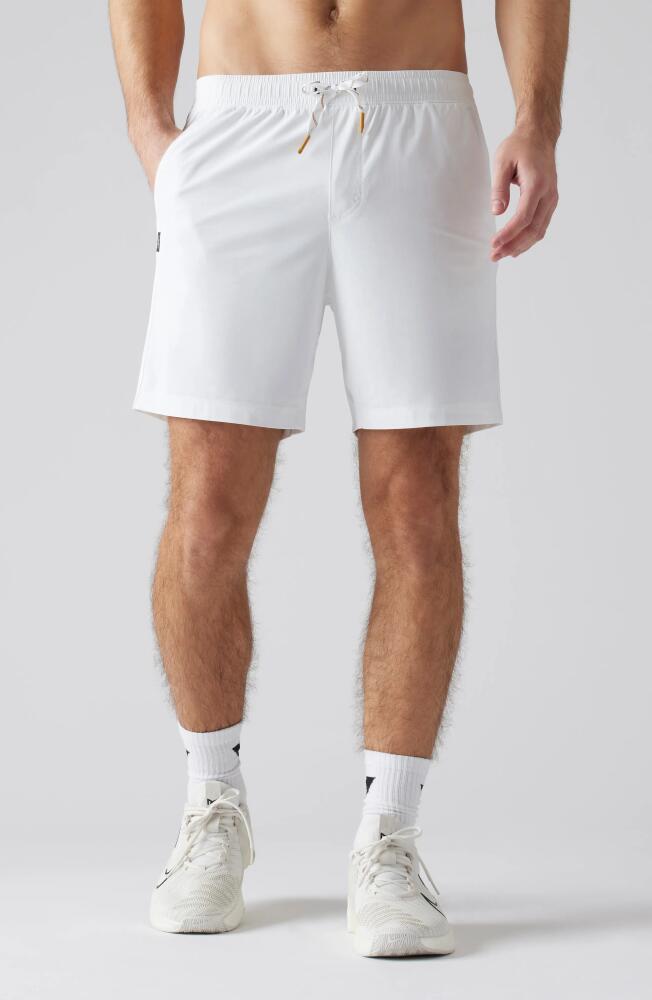 Rhone Pursuit 7-Inch Lined Training Shorts in Bright White Cover