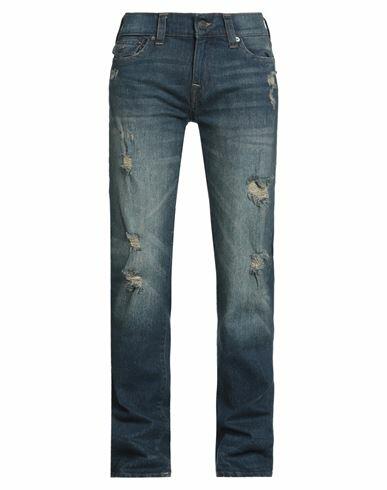 True Religion Man Jeans Blue Cotton, Elastane Cover