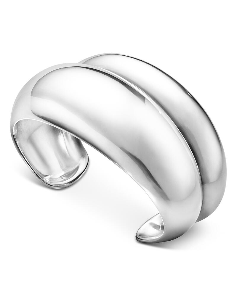 Georg Jensen Sterling Silver Curve Bangle Bracelet Cover