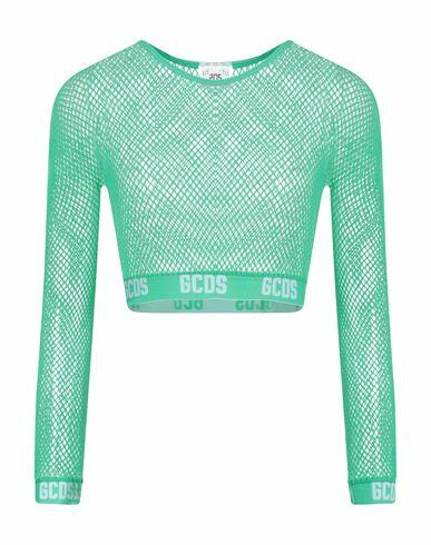 Gcds Woman Top Green Polyester, Elastane Cover