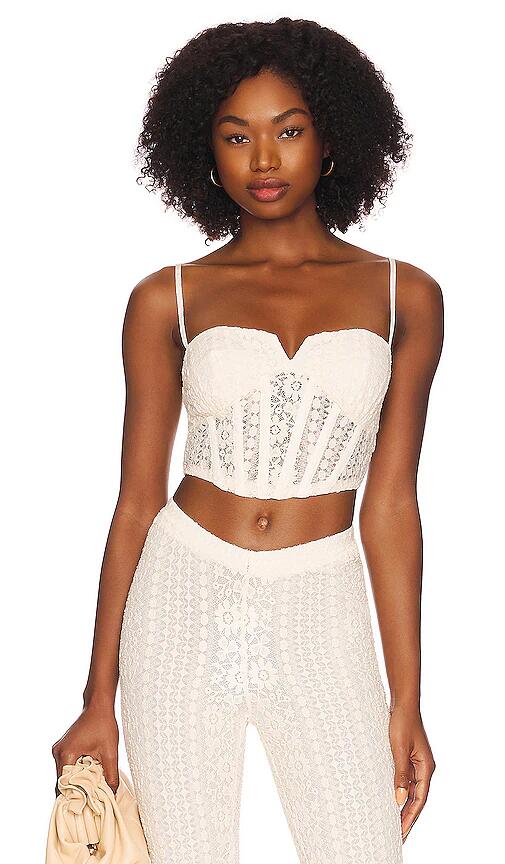 L'Academie Maxime Corset Top in Cream Cover