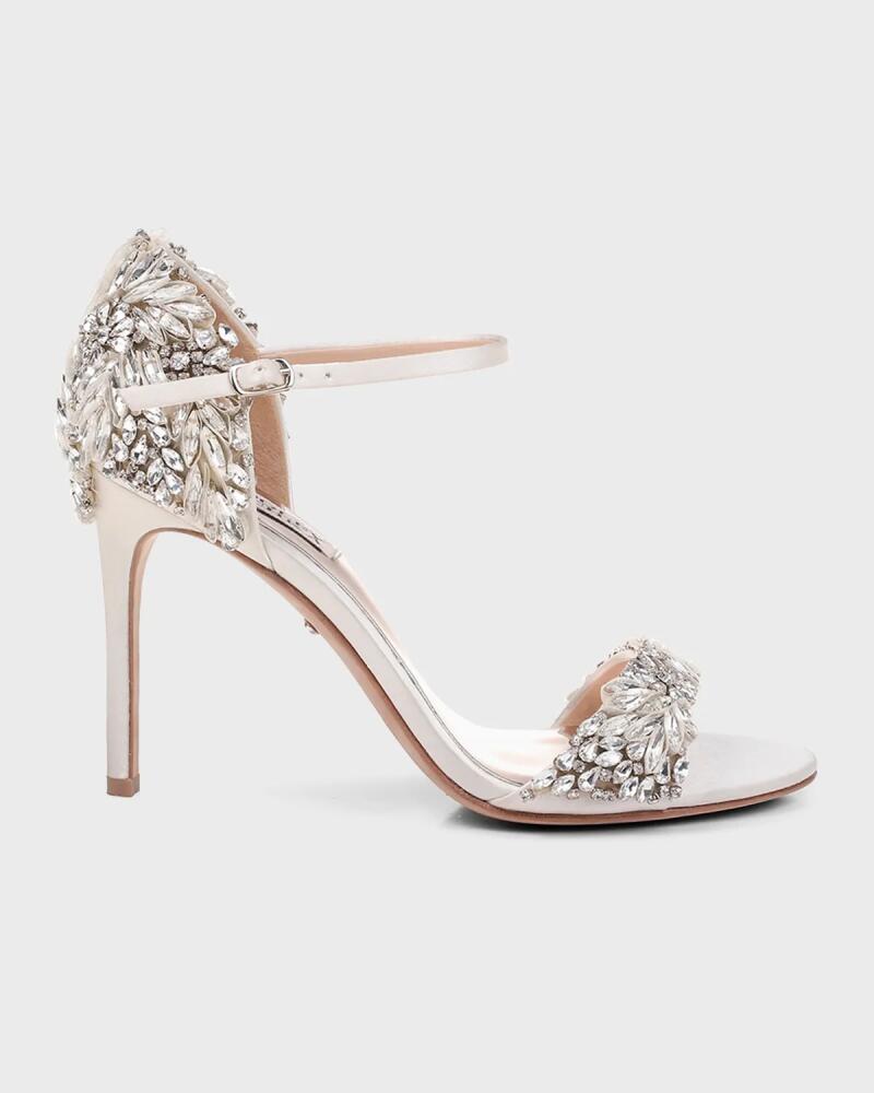 Badgley Mischka Tampa Embellished Satin Sandals Cover