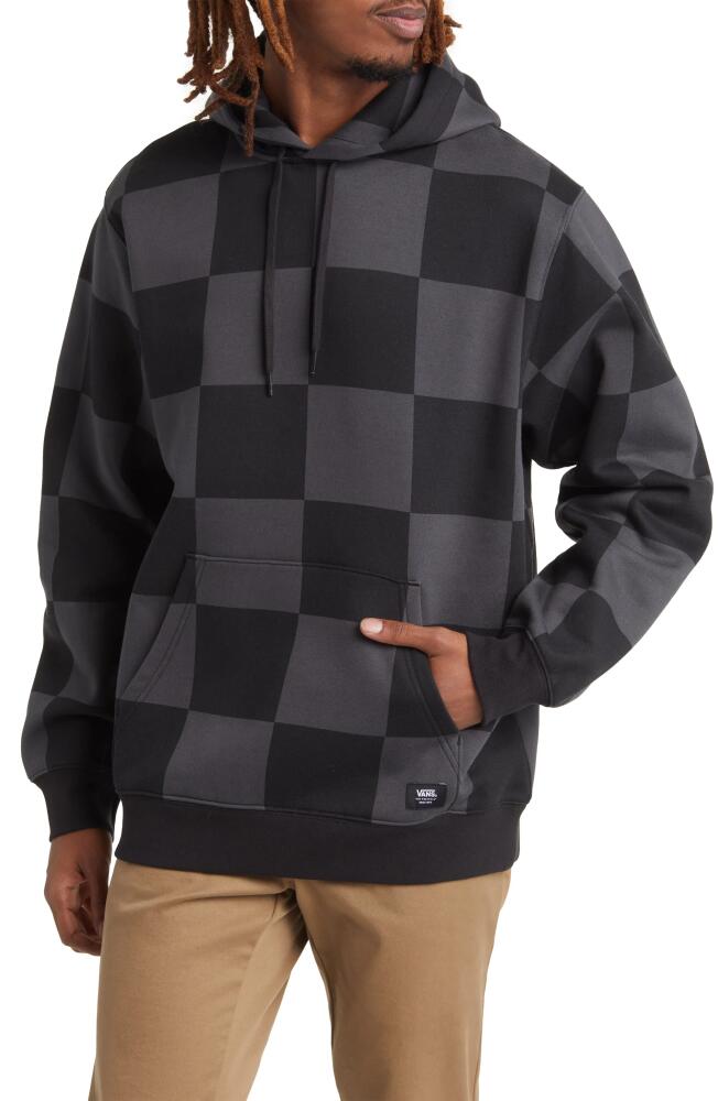 Vans Checkmate Loose Fit Pullover Hoodie in Black-Asphalt Cover