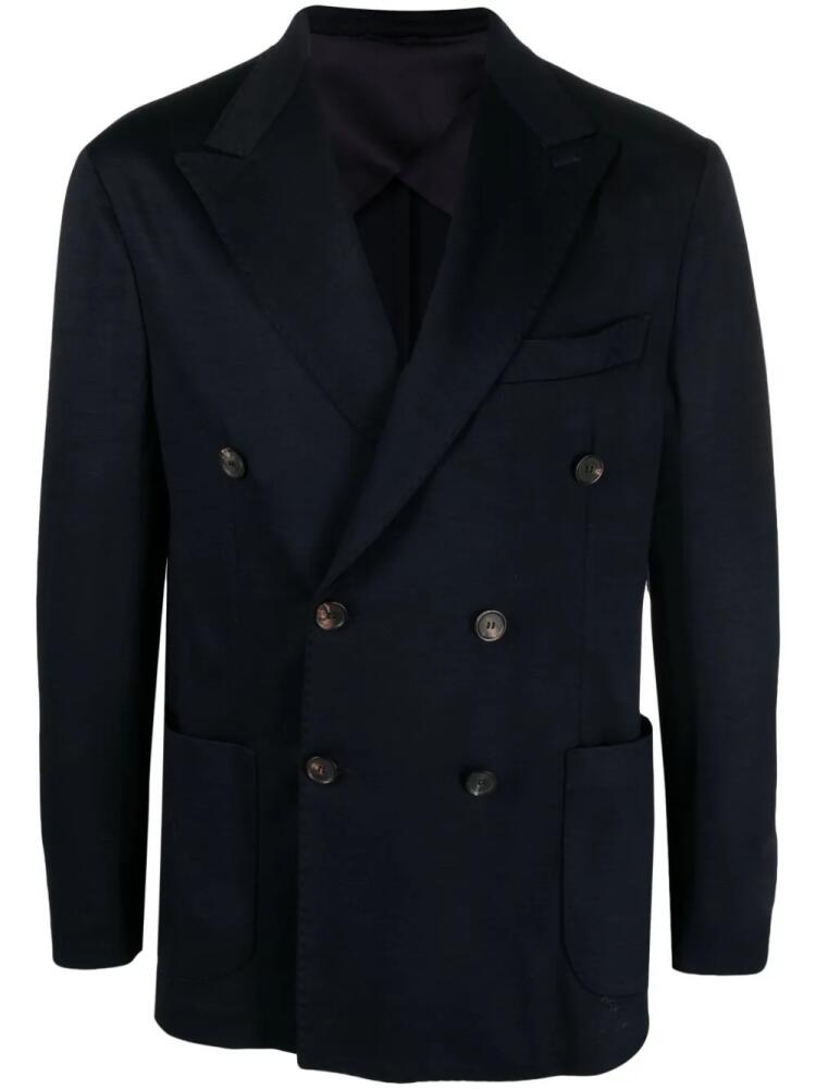 Doppiaa double-breasted blazer - Blue Cover