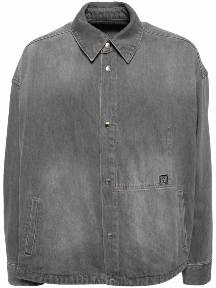 Wooyoungmi Pocket Detail denim jacket - Grey Cover