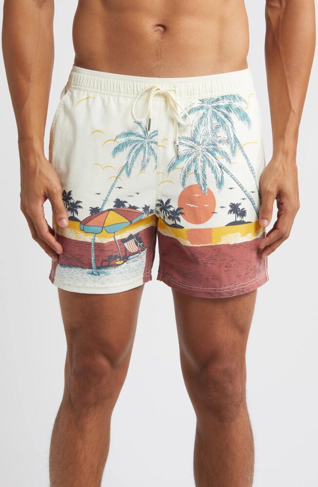 Fair Harbor The Bungalow Swim Trunks in Beach Sunset Cover