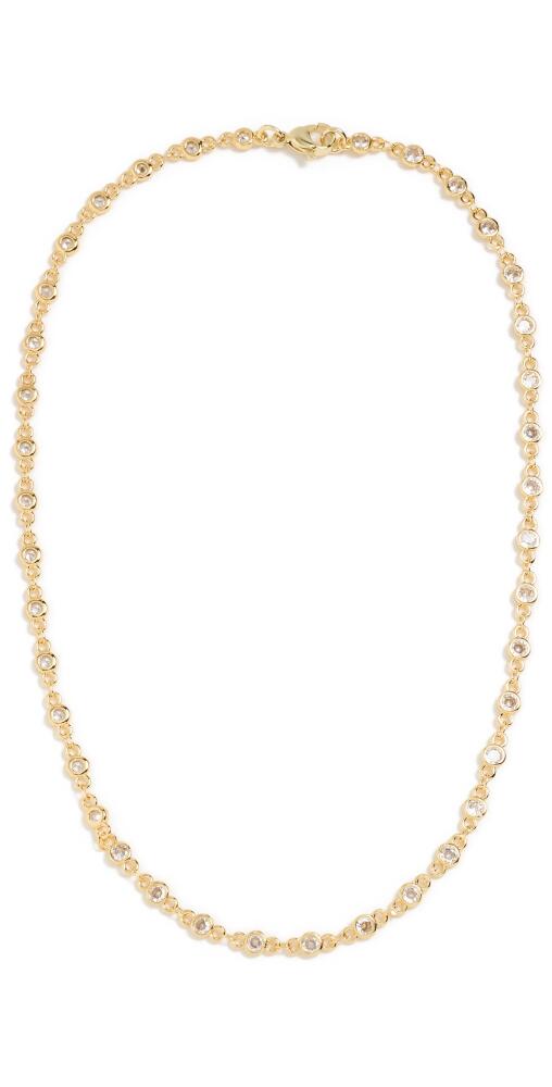 By Adina Eden Multi CZ Chain Necklace Gold Cover