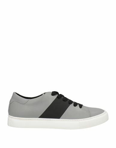 Tsd12 Man Sneakers Grey Soft Leather Cover