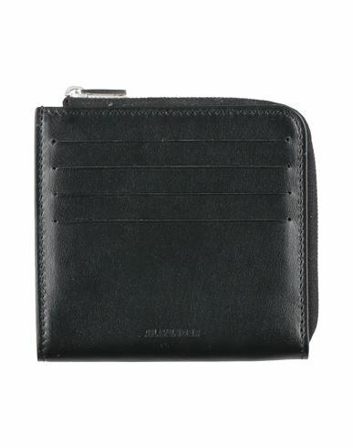 Jil Sander Man Document holder Black Calfskin Cover