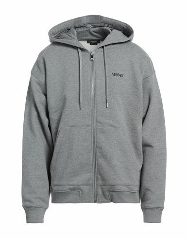 Versace Man Sweatshirt Grey Cotton, Viscose Cover