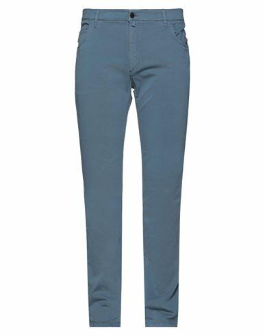 Barbour Man Pants Pastel blue Pima Cotton, Lyocell, Elastane Cover